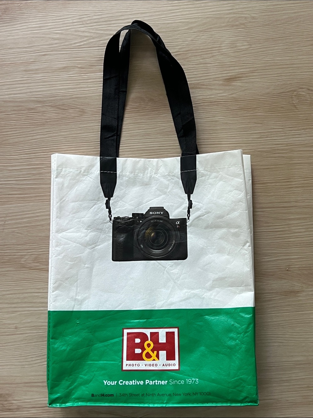 B&H Photo Sony Camera Reusable Tote Shopping Bag NYC Promo